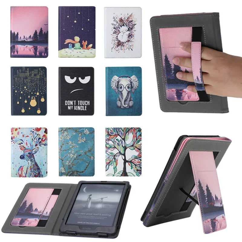 2021 All-new Case For Kindle Paperwhite 5 11th 6.8"Signature Edition Magnet Smart Cover Kindle Paperwhite4/3/2/1 Hand Strap Capa