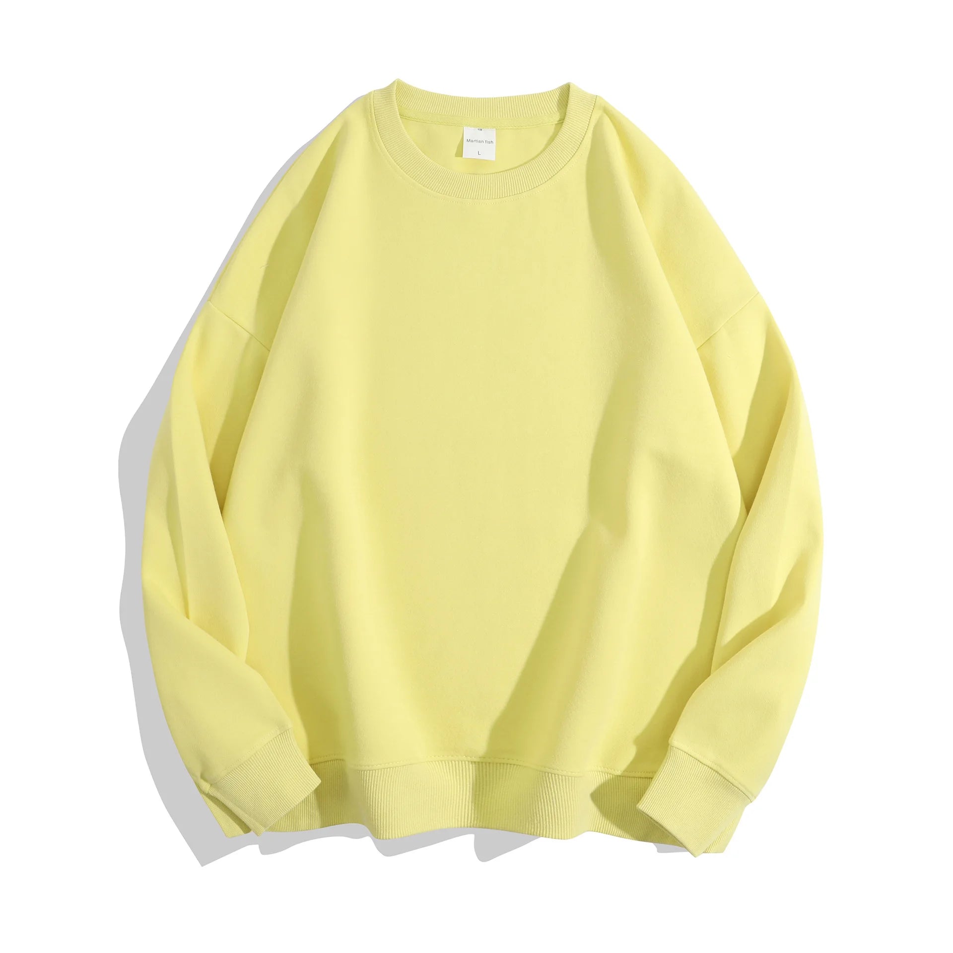 Spring Oversize Sweatshirts for Women O Neck Cotton Solid Hoodie Long Sleeve Tops Loose Women's Pullovers Fashion Streetwear