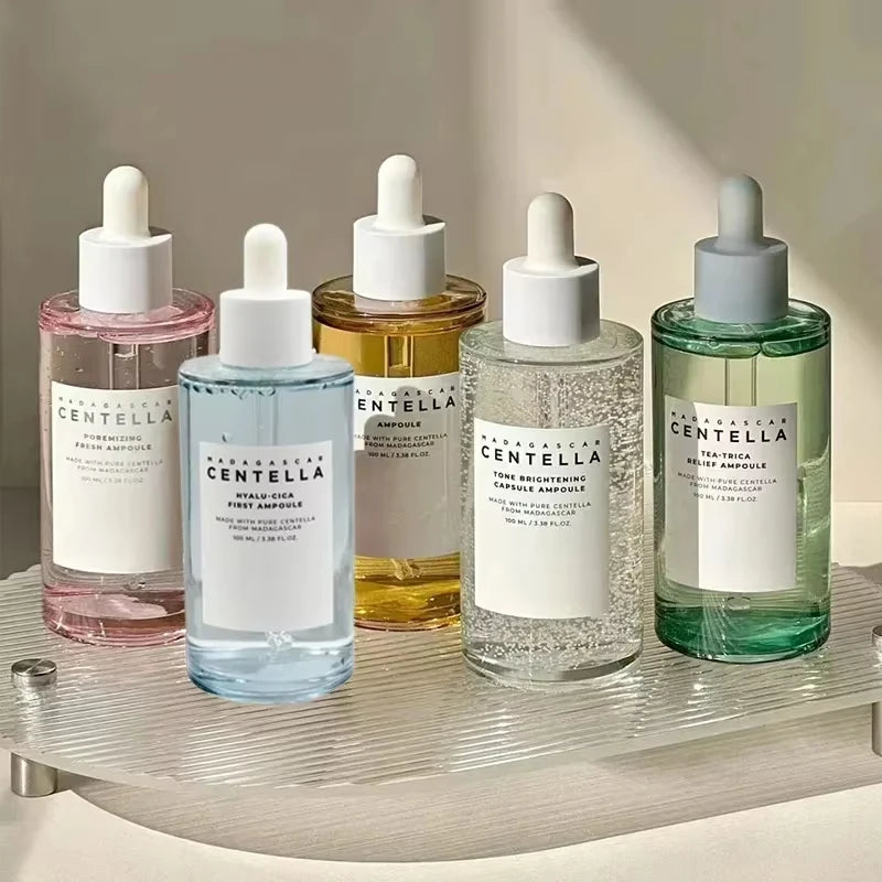 SKIN1004 Madagascar Centella Hyalu Cica First Ampoule 100ml Korean Serum 5 Types Hyaluronic Acid Hydrating Plumping Glow Skin