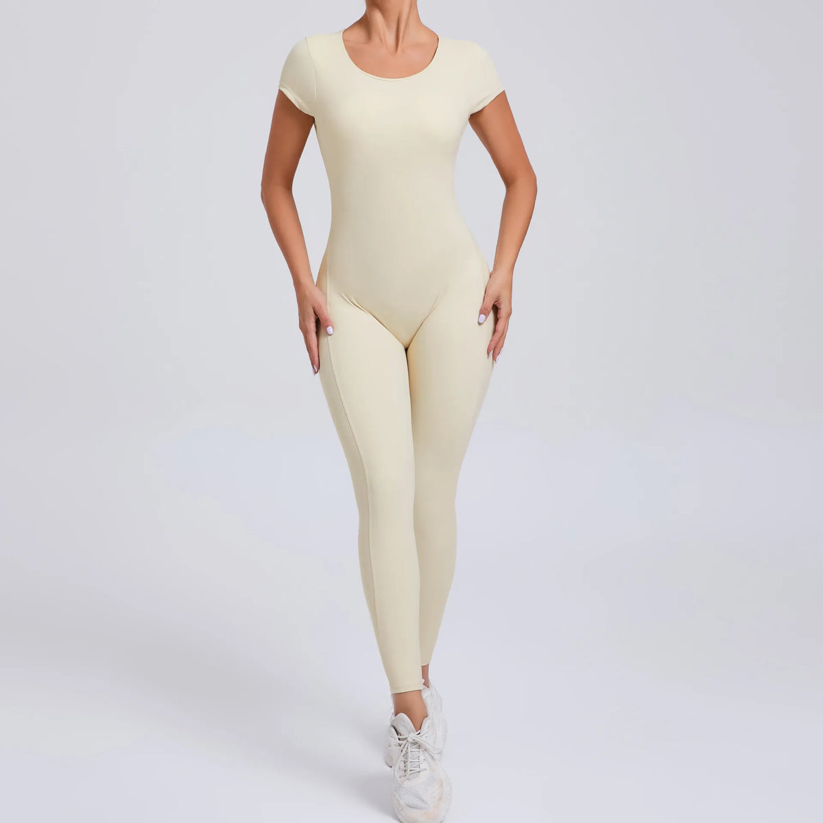 New Yoga Jumpsuit OPEN BACK TEE BODYSUIT Tight Fitting Hip Lifting Exercise Fitness Clothing Breathable Cycling Jersey