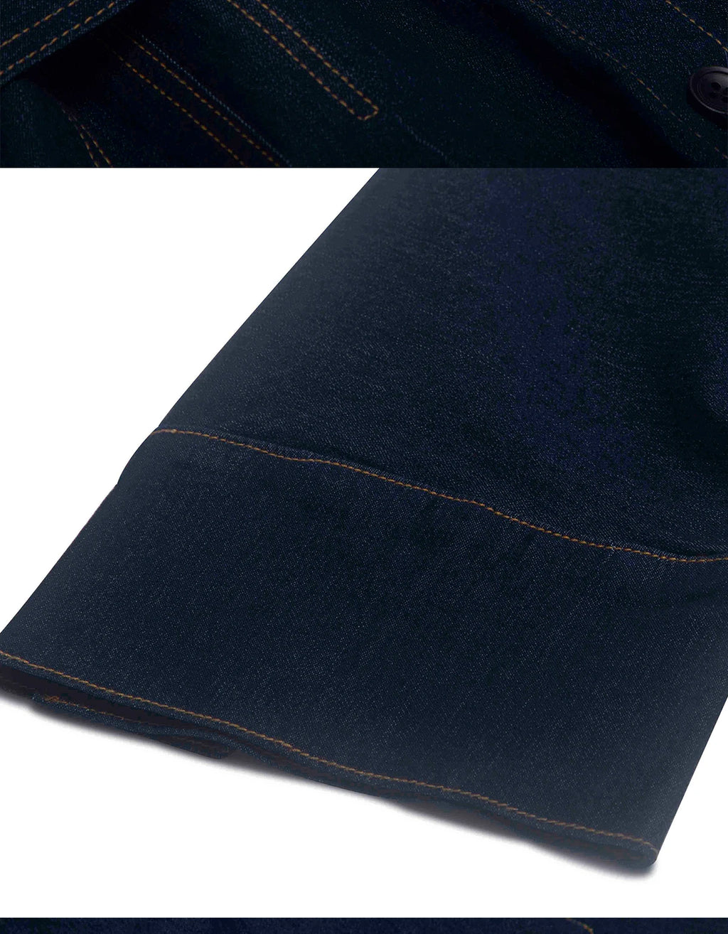 Women's Denim Long Dress 2025 Autumn New Texture navy blue Women's Business Long Dress