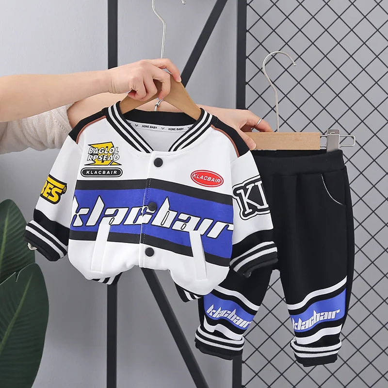 New Spring Autumn Children Girls Outfits Baby Clothes Boys Sports Jacket Pants 2Pcs/Sets Toddler Casual Costume Kids Tracksuits