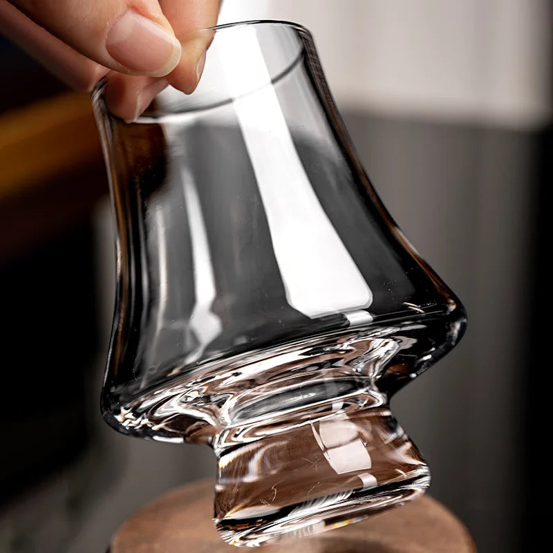 2/4pcs Tasting Glasses Set Of 250ml Lead-free Crystal Glass Whiskey Cup Smelling Wine Glasses Cocktail Glasses Bar Restaurant
