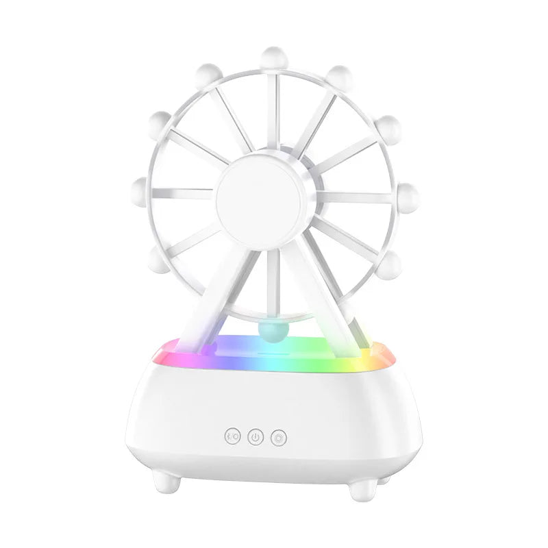 Ferris Wheel Essential Oil Diffuser 7 Colors Lights Aromatherapy Diffuser Noiseless for Large Bed Room Home Office