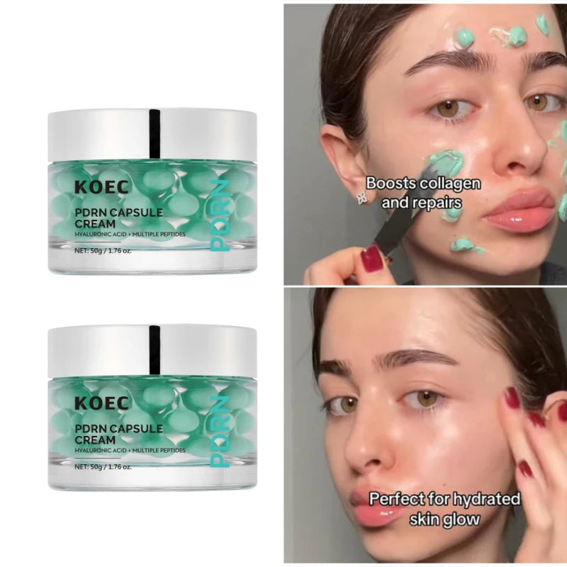 PDRN Centella Asiatica Glow Facial Serum Smooth Skin Soothing Hydrating Essence Deep Nourishing Facial Essence Korean Skincare
