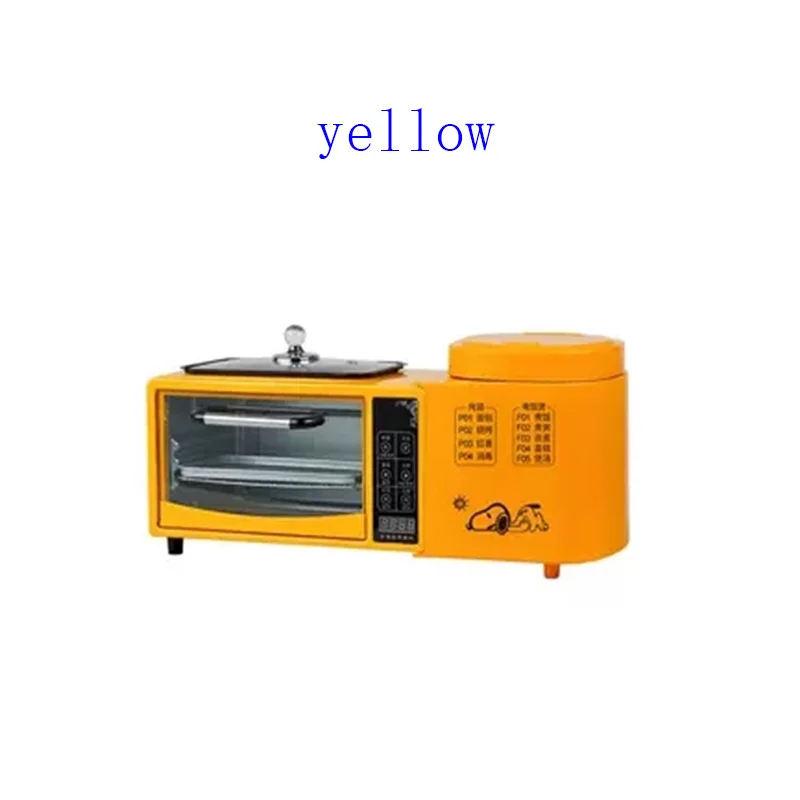 Three in one breakfast electromechanical rice soup stew pasta cooking pan food Mantou pizza oven egg fried egg frying pan toast