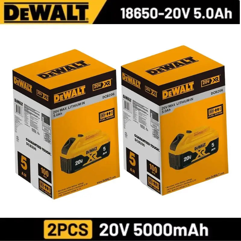 Original Dewalt 20V/60V 9.0Ah Power Tool Battery DCB206 DCB205 DCB200 DCF887 DCG405 DCD791 DCF922 DCF850 DCD805 Tool Battery