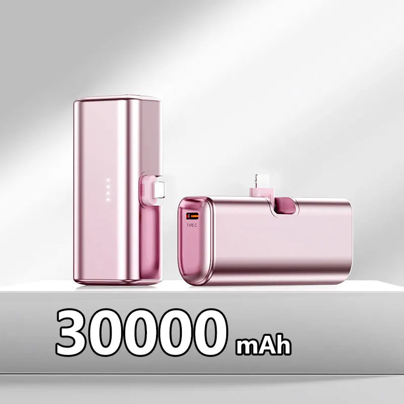 22.5W Fast Charging USB C Power Bank 500000mAh Mini Portable Charger for iPhone 15 16 Android Devices Travel Battery Pack