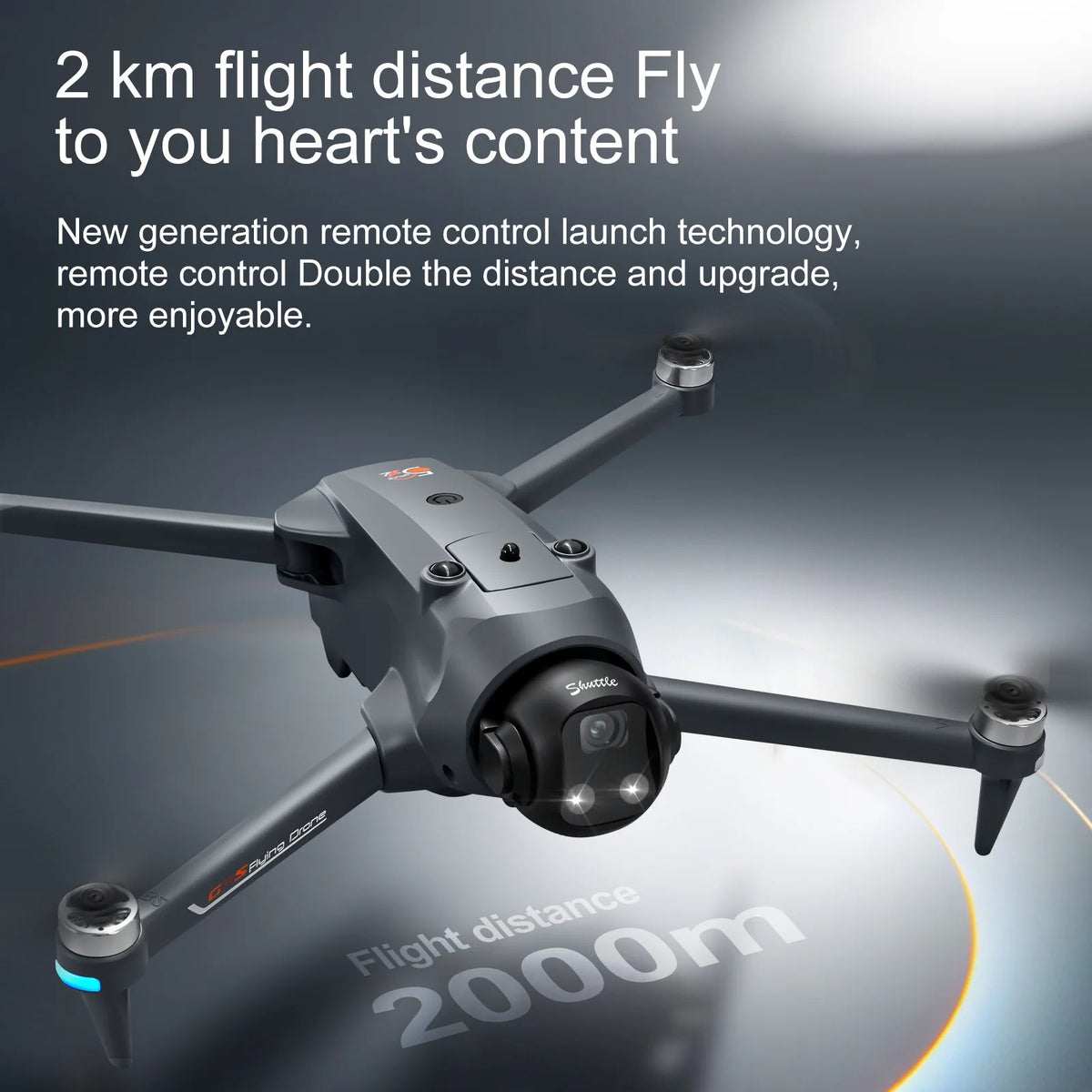 YLRC YL059 RC Drone Airdrop GPS WIFI FPV 180° ESC 4K Dual Camera Smart Follow Obstacle Avoidance Quadcopter 4.5" Screen