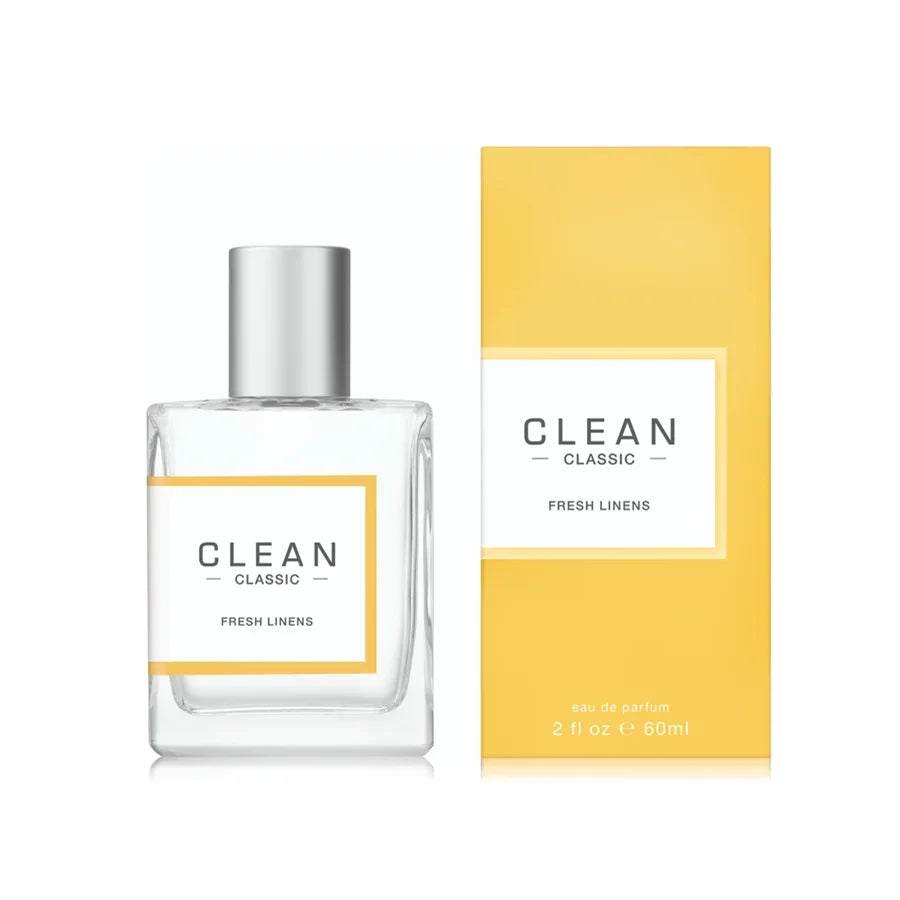 Clean Fresh Linens women Eau De Parfum Spray (New Packaging) 60ml Woody Floral Scent, Women's Perfume, Original Authentic Product, Long-Lasting Fragrance