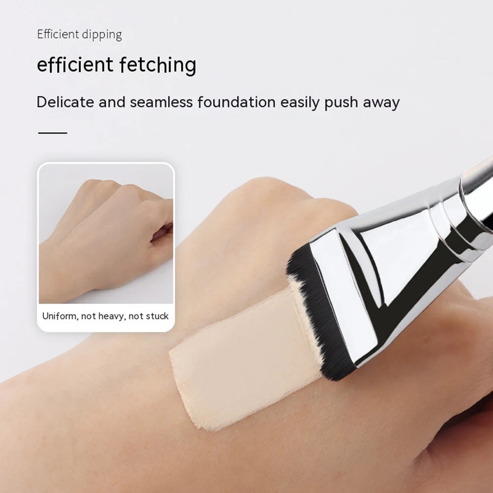 Ultra Thin Foundation Brush Lightweight and Thin Face Contour Brush Flat Contour Brush Blending Foundation Cream Makeup Brushes