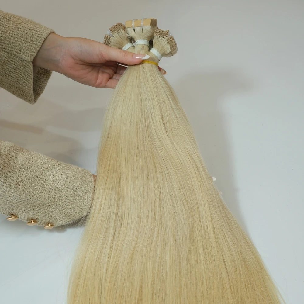 Human Hair Extensions Tape Hair 100% Natural No Synthetic Raw Hair Vietnamese Wholesales Price Beauty Product For Women