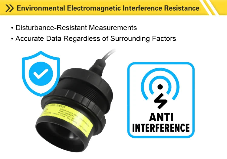 Ultrasonic Type Optional 5~ 15m 420ma 10-30 VDC 100mA Supply Seawater Level Sensor