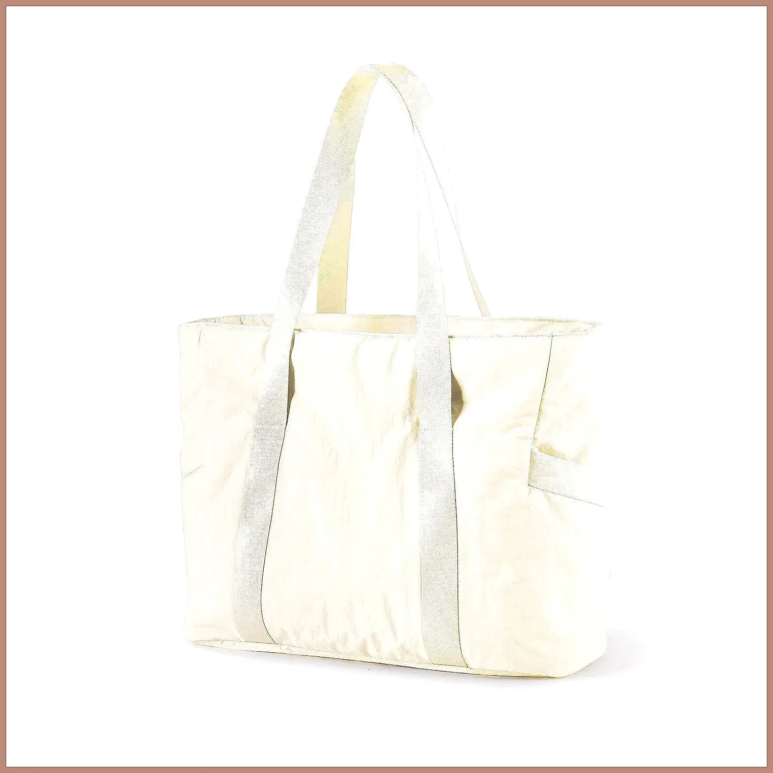 Large Capacity Tote Bag Multipurpose Work Laptop Organizer Gym Yoga Travel Shoulder Bag Waterproof Nylon Business