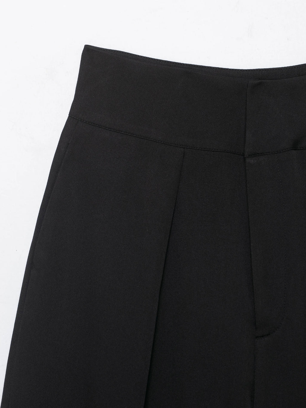 Casual Solid Pleated Loose Long Pants Women Fashion High Waist Straight Wide Leg Trousers 2026 Lady Spring Autumn Commute Wear