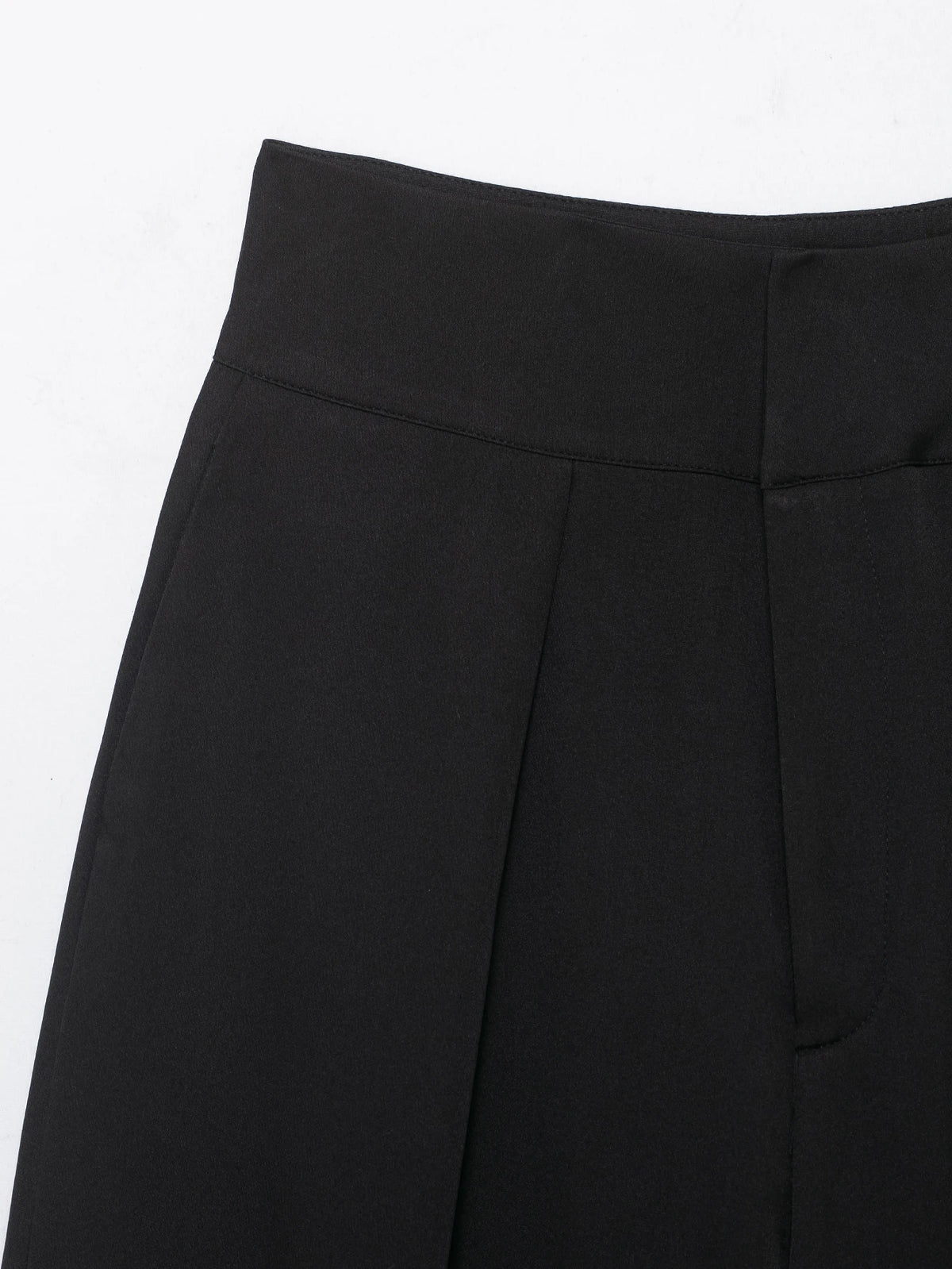 Casual Solid Pleated Loose Long Pants Women Fashion High Waist Straight Wide Leg Trousers 2026 Lady Spring Autumn Commute Wear