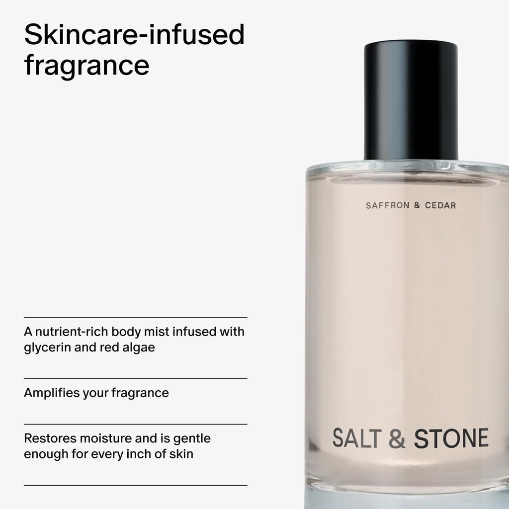 Salt & Stone Saffron & Cedar Eau de Parfum 100ml 3.4fl.oz Spicy Woody Scent