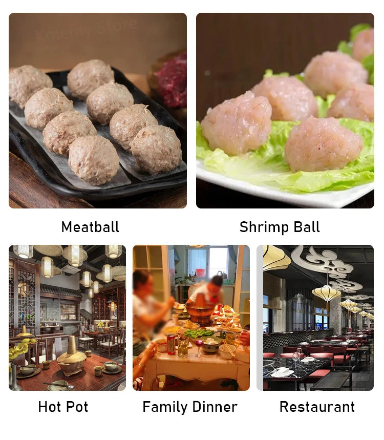Meatball Maker Cooking Homemade Tool Mold Round Fish Beaf Rice Ball Making Device Barbecue Hot Pot Bean Curd Kitchen Gadgets