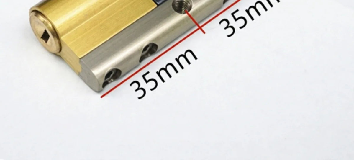 Super D-grade 8-track Single Opening with Knob Anti-theft Cylinder,Universal Lock Core for Iron and Wooden Doors,8 Keys Cilindro