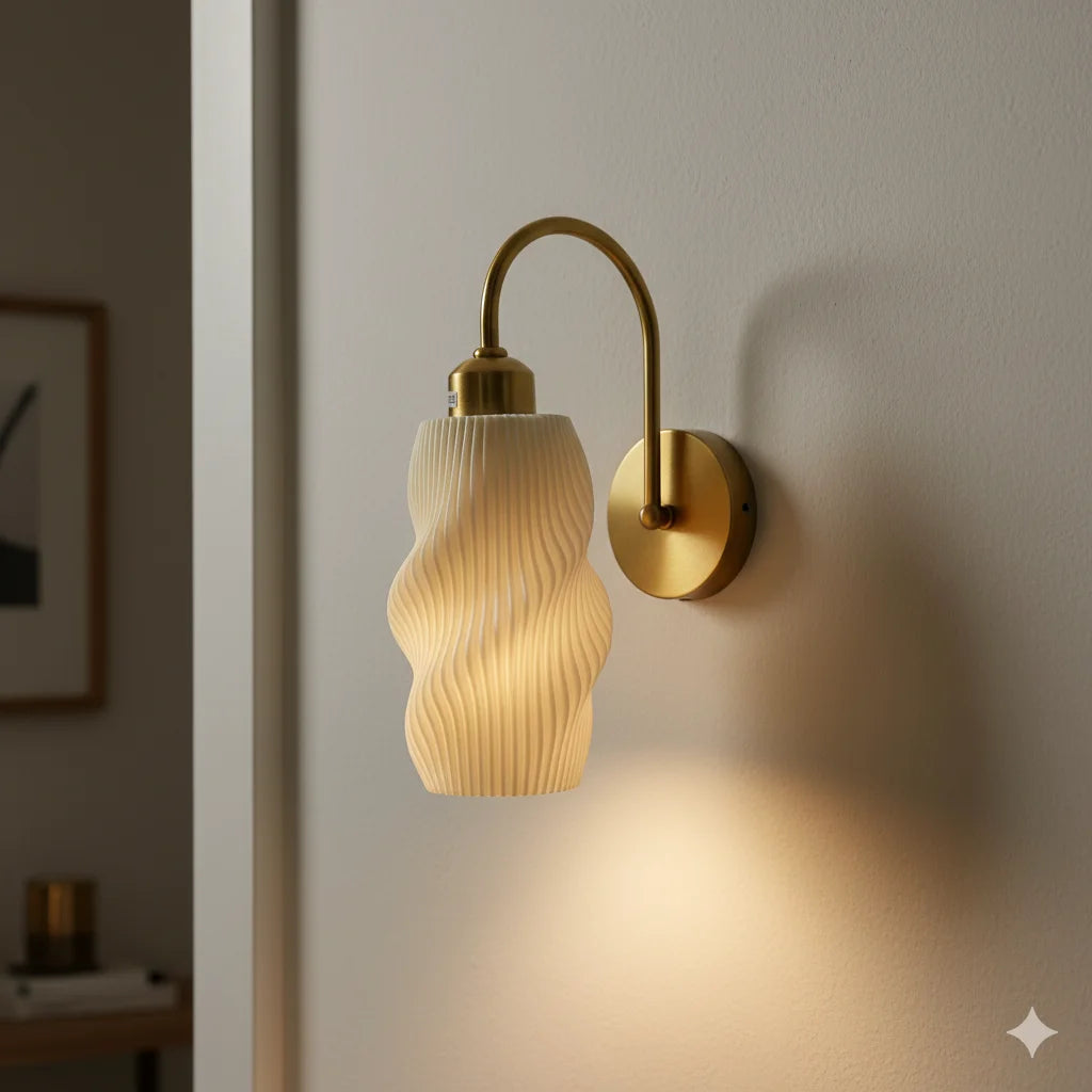 LED Wall Lamp Livingroom Bedroom Modern Simple Crative Light Fixture Home Lighting PVC lampshade Modern Sconce  Wall Lamp