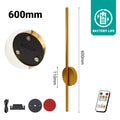 Wireless Wall Lamp Sconce Rechargeable USB-C 4400mAh battery Remote Control Dimmable LED Wall Lamp For Bedroom Living Room