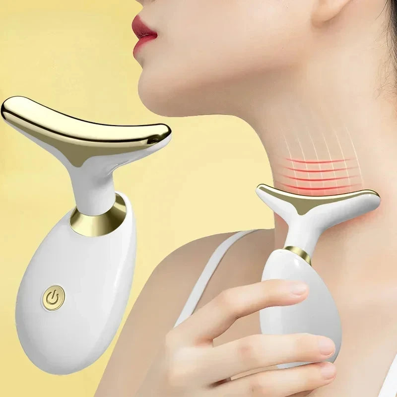 Micro-Current EMS Face Lifting Massager, Portable with Ions Boost for Instant Firming, Wrinkle Smoothing & Jawline Sculpting