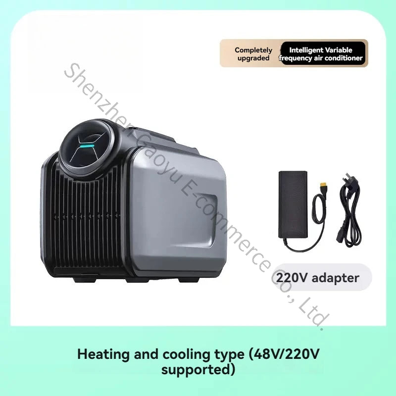 Portable 12V/24V Air Conditioner for Car Truck RV Camper Outdoor Camping - No Installation, Cooling Only All-in-One