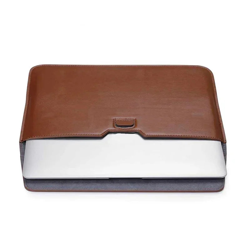 Crocodile Leather Flip Laptop Sleeve For Macbook Neo 13 2026 14 15 16 11 12 Inch HP Lenovo Notebook Pouch Unisex Envelope Sleeve