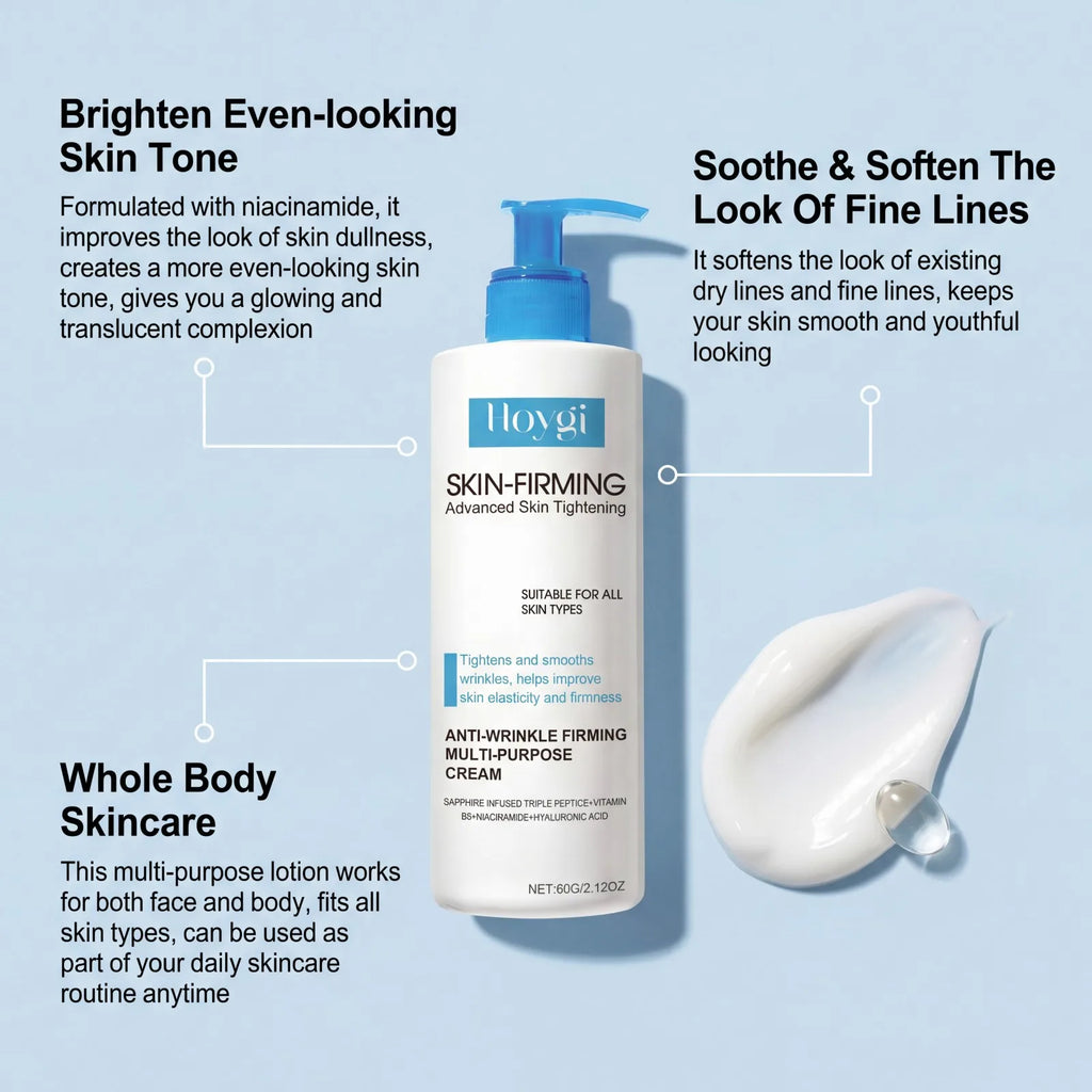 Hoygi Skin Firming Essence Lotion Body Cream Copper Peptide Niacinamide Hydrating Brightening Anti Wrinkle Face Body 60g