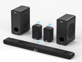 Shunjiayu 2026 HiFi Wireless Subwoofer Wood Enclosure For Home Theater Audio System 5.1 Channels 6 Speakers High Power