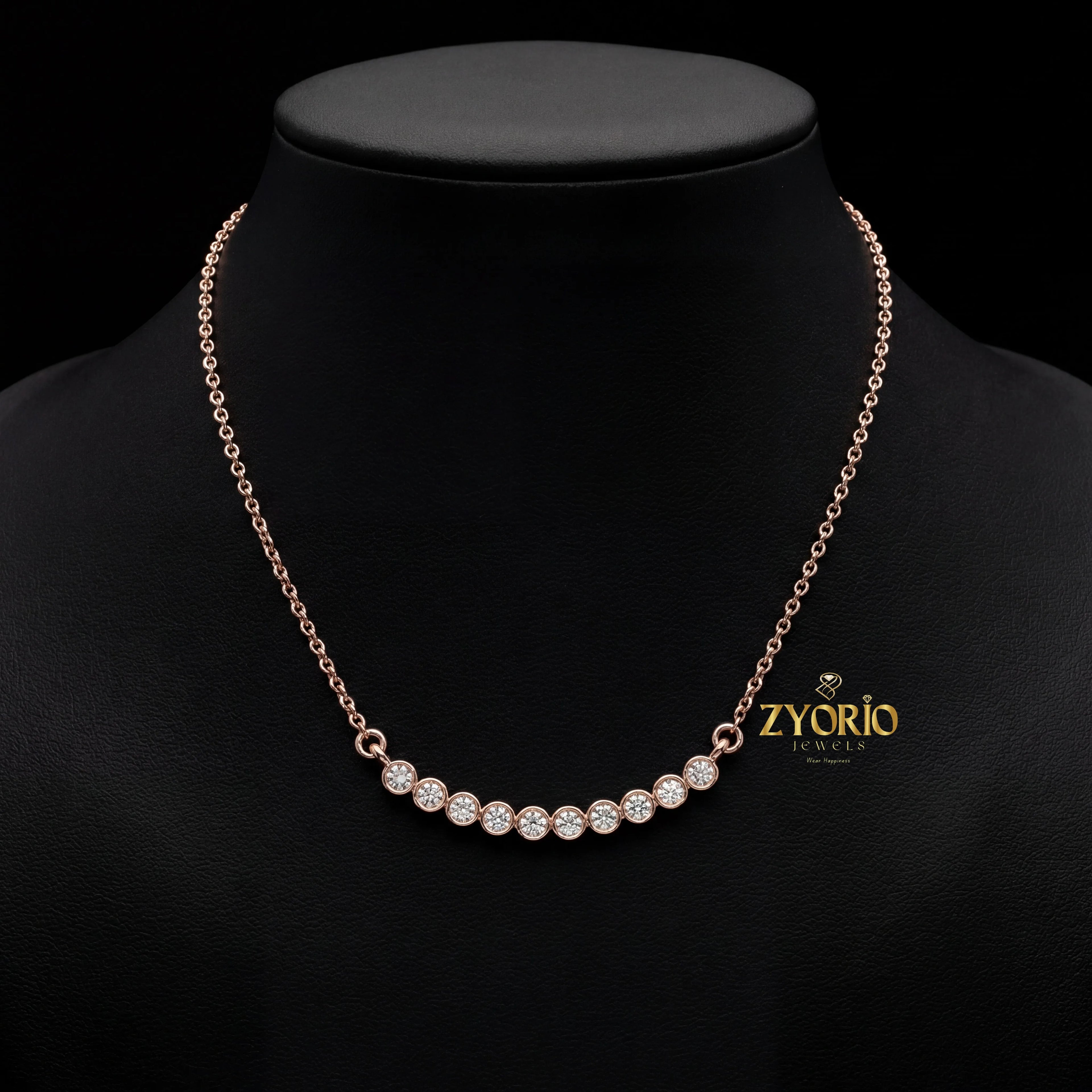 Classic 925 Sterling Silver Diamond Necklace Luxury Fashion Jewelry For Women Wedding Party Gift