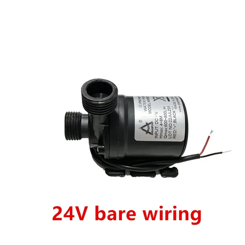 DC 12V 24V Brass Joint Water Pumps 800L/H Solar Brushless Motor Water Circulation Water Pump Ultra Quiet  Submersibles Pump