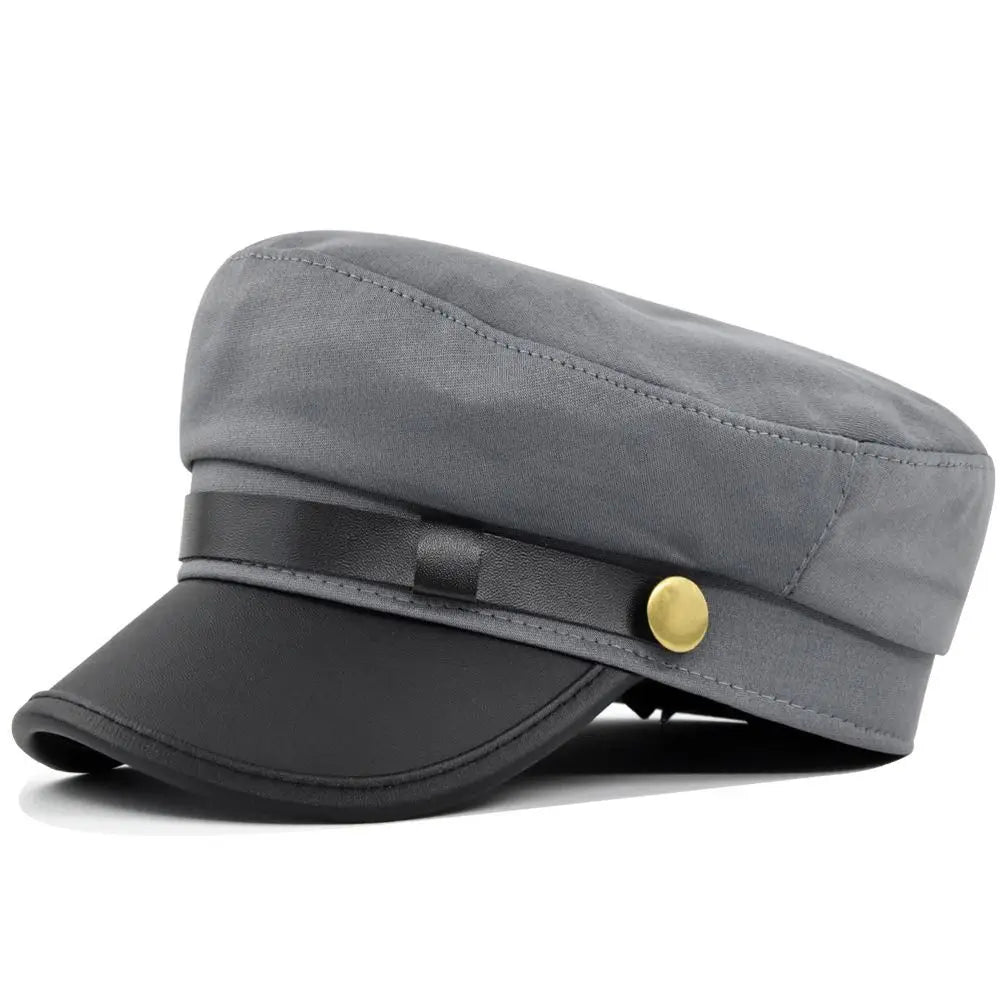 Navy Cap Vintage Flat Cap Octagonal Hat British Style Beret Hats Salior Hat Newsboy Hat Flat Peaked Caps Outdoor Travel