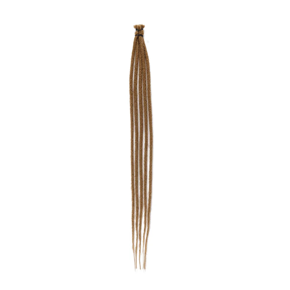 Synthetic Dreadlock Extensions Crochet Dreads 5 Strands 24 Inch Ombre blonde Dreads extensions  Human-Like Hair Loc Extensions