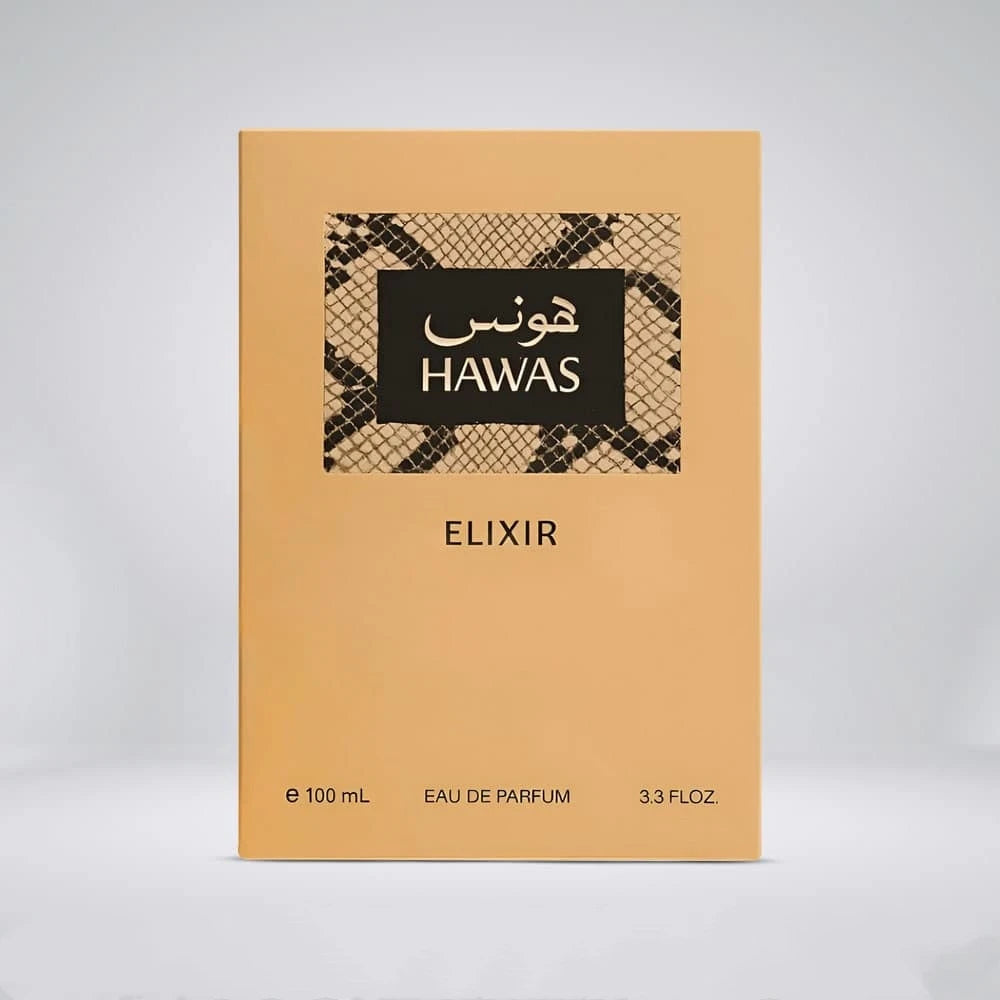 Hawas Eau De Parfum Spray for Men, 3.4 Ounce
