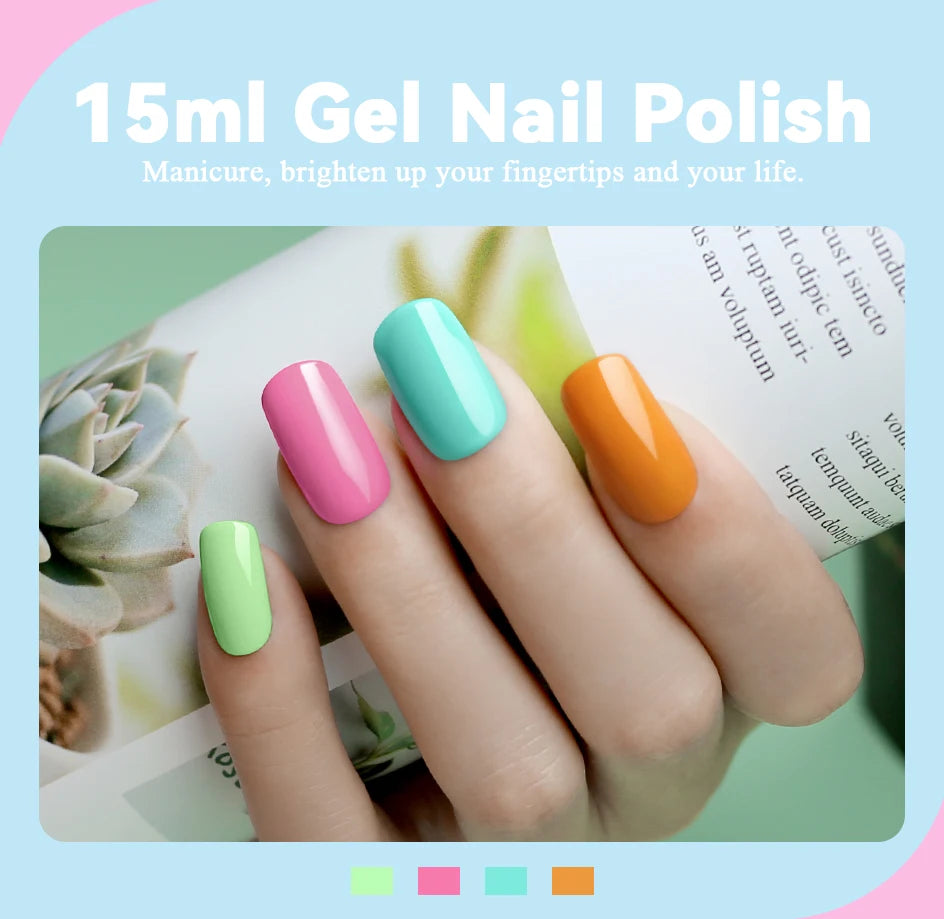 Clou Beaute HEMA TPO FREE Caramel Brown Wine Red Coffee Gel Nail Polish High Pigment Autumn Nail Art Full Coverage UV Varnish