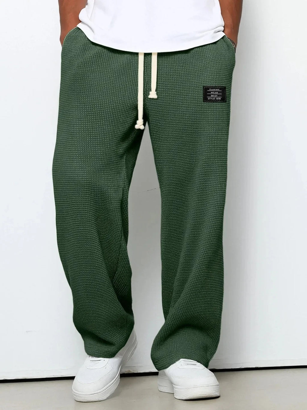 Autumn Winter Warm Motorcycle Jogger Corduroy Pants Men Tech Sweatpants Casual Harem Pants Male Sport Thermal Trousers