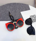 ins cartoon cute glasses case portable men and women sunglasses myopia glasses organizer bag protective sleeve glasses bag charm