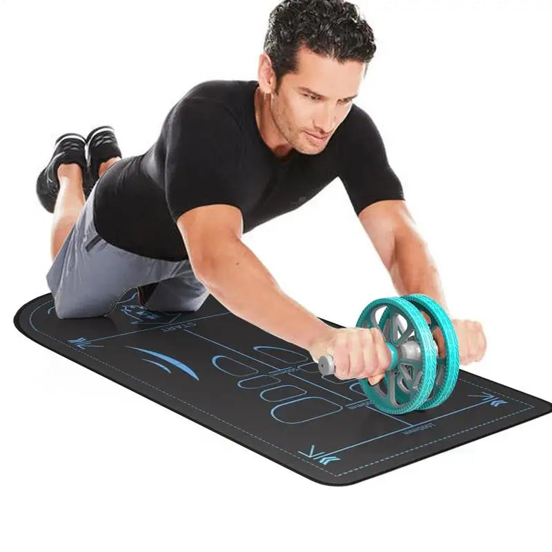 Abdominal Knee Mat Non-Slip Knee Mat Ab Roller Abdominal Exercise Mat 7mm Thick Floor Pad Sound Insulation Knee Pad for Gym