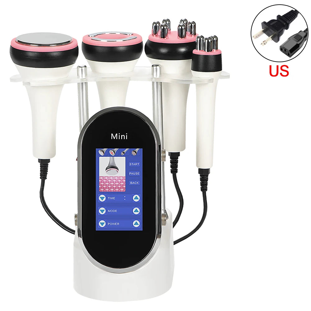 40K 4-in-1 Cavitation Ultrasonic Beauty Machine Body Care Massage Device for Home and Spa Use