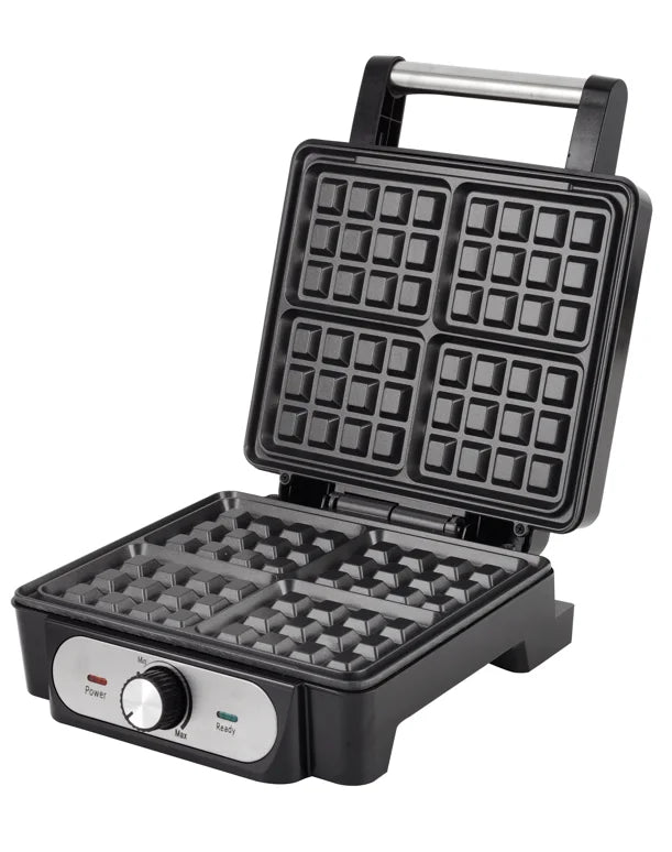Electric four-piece Belgian waffle maker, detachable waffle maker