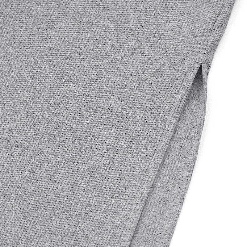 Sexy Solid Slim Suit For Women Fashion Strapless Side Split Top Elastic Waist Package Hip Shorts Two Piece Set 2026 Summer New