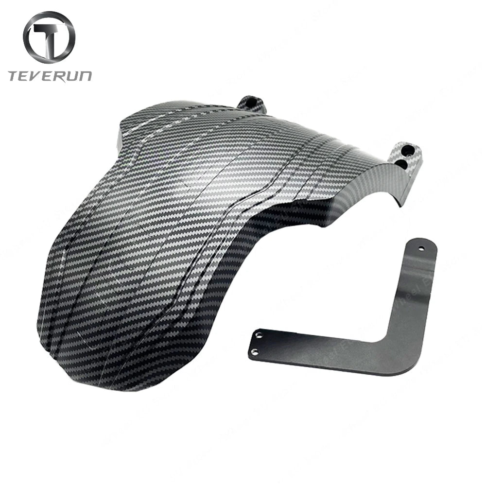 Original Teverun Fighter 7260R Carbon Fiber Pattern Mudguard for 13inch Teverun 7260R for Teverun 7260R Fenders E-Scooter Part