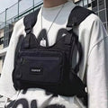 Tactical Chest Bag Outdoor Sports Vest Bag Adjustable Strap Utility Chest Pack Multi-Pocket Waist Fanny Pack for Cycling Hiking