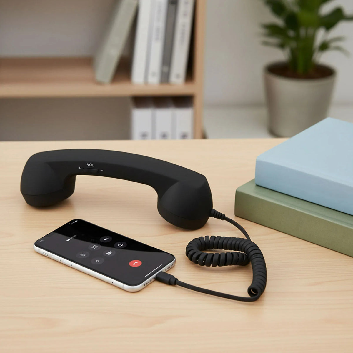 Retro Phone Handset, 2026 New Retro Phone Handset for iPhone&Android, Type-C/Wireless Bluetooth Old Fashioned Telephone Receiver