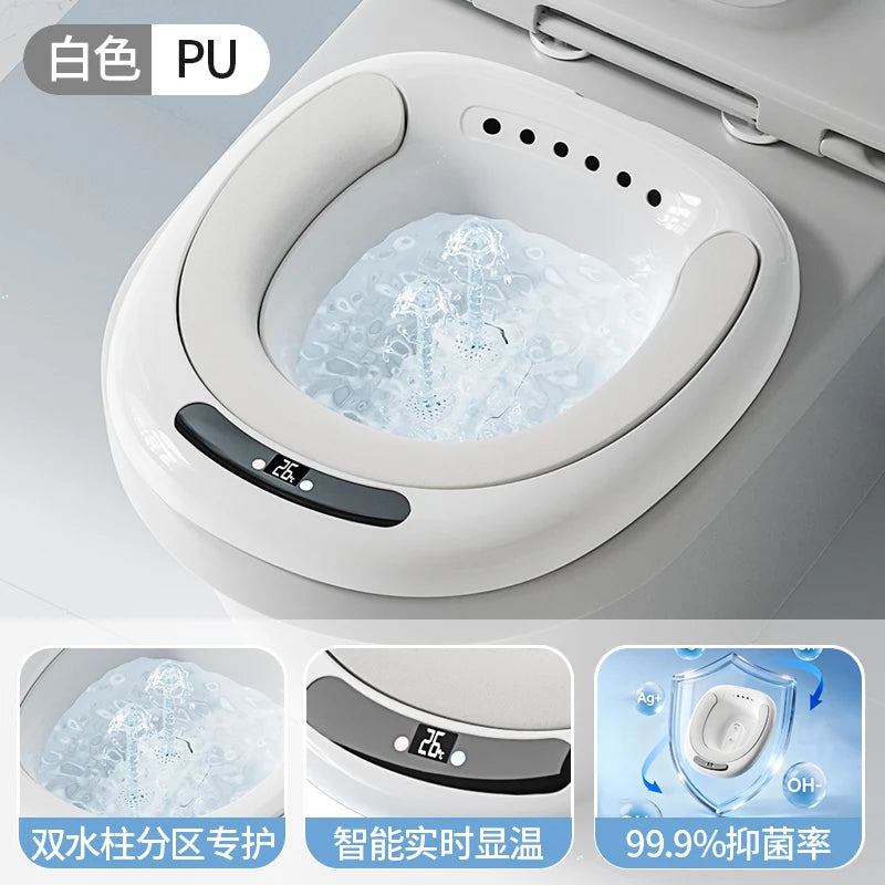 ‌Electric Hands-Free Bidet System,Antibacterial Detachable Basin Kit,ClinicalGrade Sitz Bath,Postpartum Herbal Steaming Solution