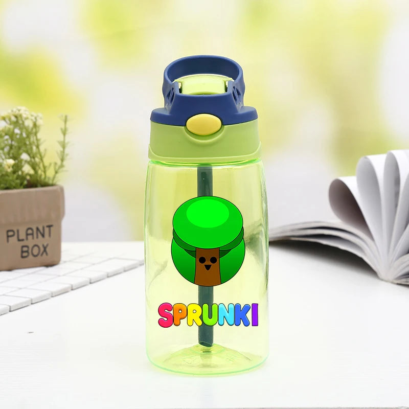 Sprunki Fashion Water Cups with Draw for Boys Girls Anime Outdoor Fashion Cup Students Portable Sports Water Bottle Kids Gifts