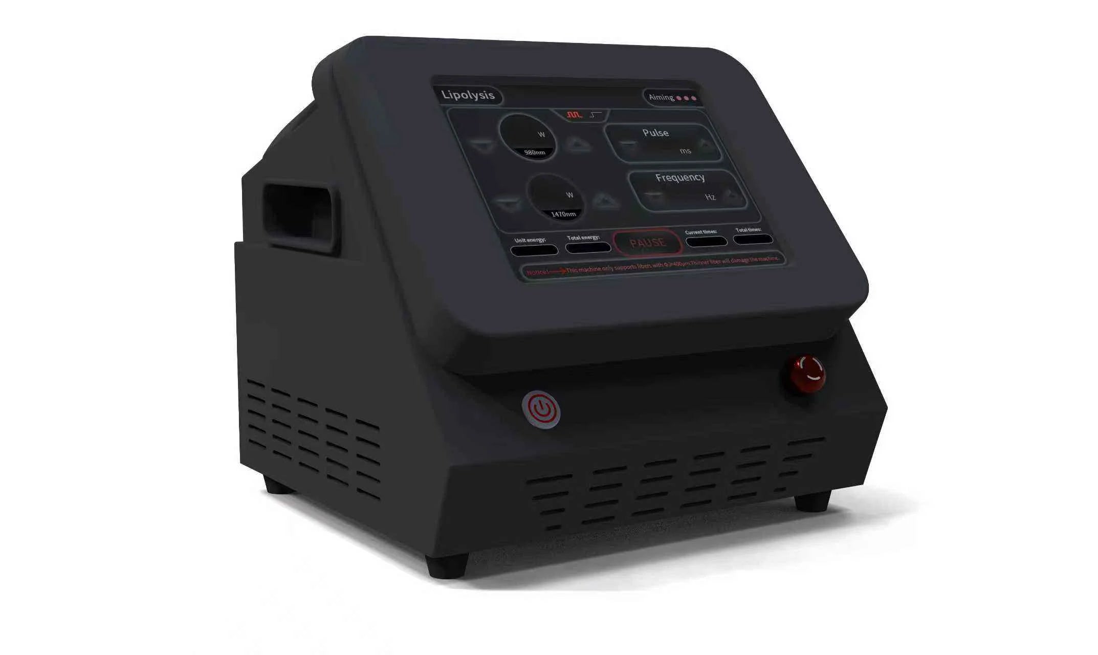 Myoslim 980+1470+635+450nm Diode Laser Lipolysis System Anti-Inflammatory Therapy Body Slimming Face Lifting Machine