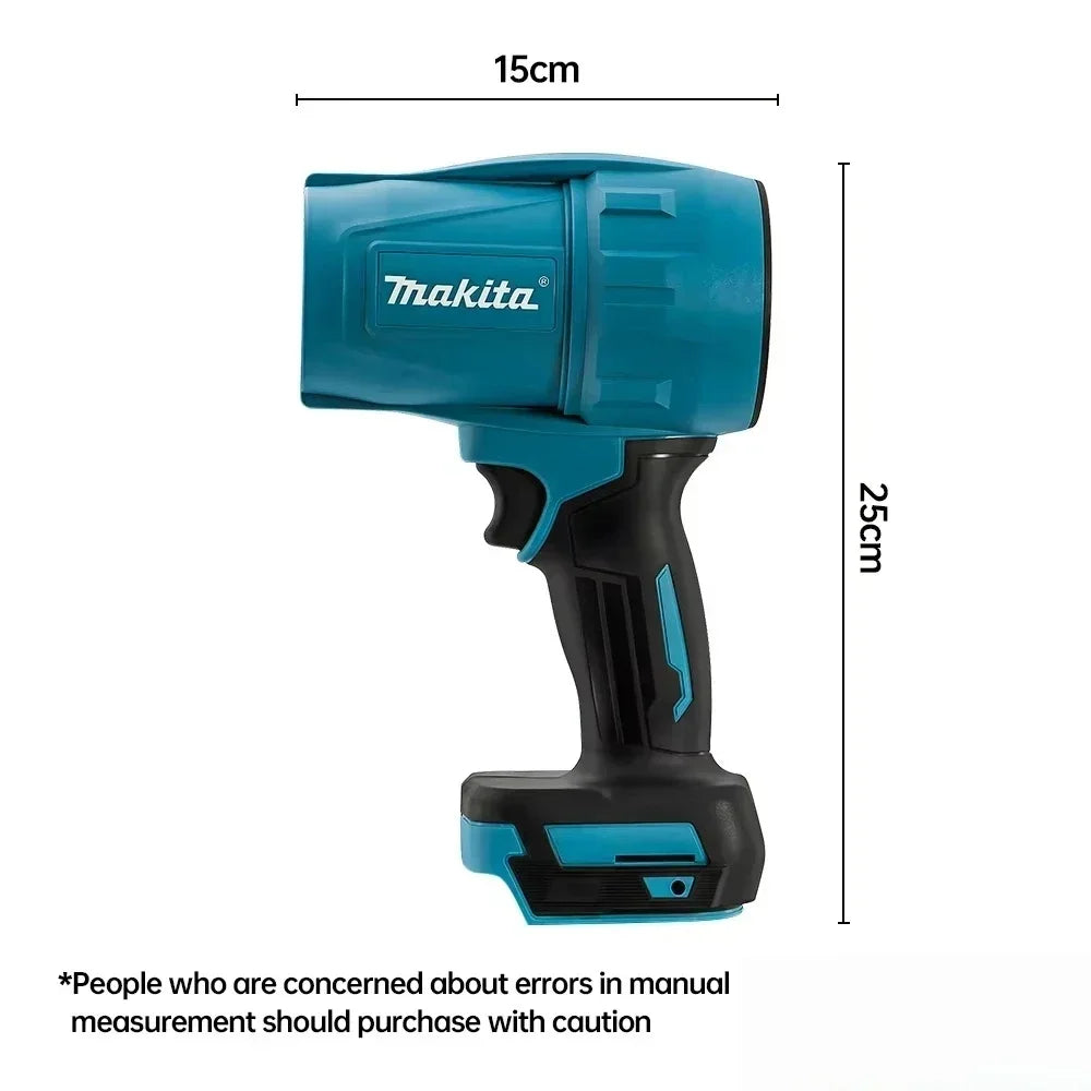 Makita 30000RPM Violent Blower Turbo Jet Fan Electric Air Duster Wind Speed Turbo 18VBattery Rechargeable With Light Car Cleanin