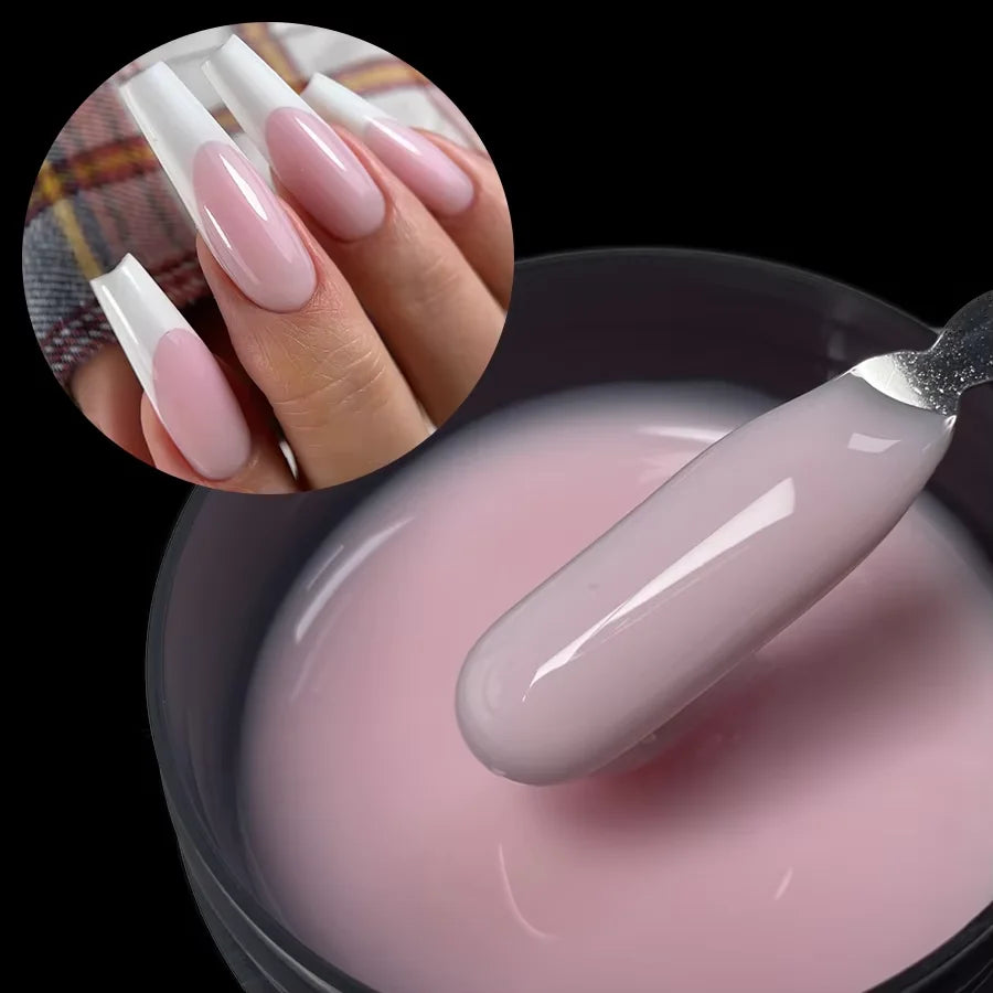 Jillnails Liquid Builder Nail Gel TPO Hema Free for Nail Extension Pink Brown Nude Milky White 50g/100g Nails UV Gel